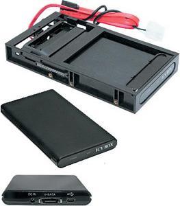 Produktbild Icy Box Ib-266stus-B, 2.5" Alu, Sata, USB, Esata (2.5")