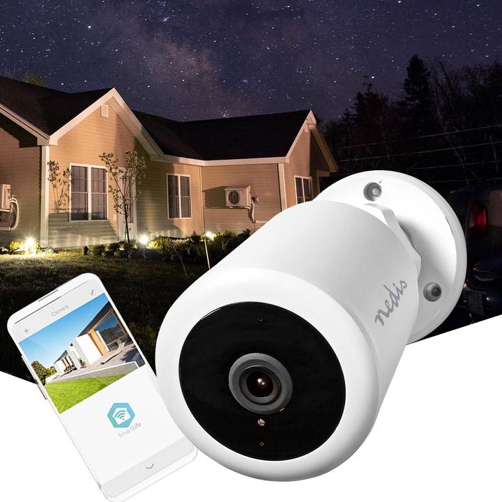 Immagine prodotto Nedis SLNVRC01CWT Sistema di telecamere wireless SmartLife Telecamera aggiuntiva Full HD 1080p IP65 (1920 x 1080 Pixels)