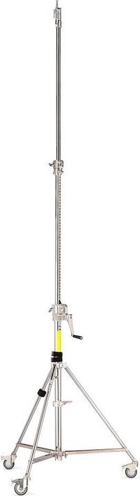 Produktbild Avenger 3-Section High Wind-Up Stativ, kurze Basis, mit Bremsrollen (296 cm, 30 kg)