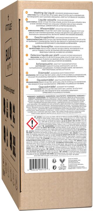 Image du produit Attitude Liquide vaisselle refill zeste d'agrumes, 4 litres (Liquide)