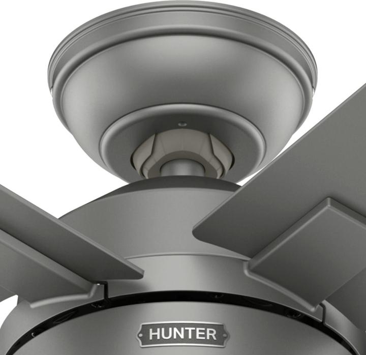 Produktbild Hunter Fans Deckenventilator Zeal Silber mit Licht & Fernbedienung (45.70 dB)