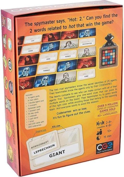 Productafbeelding CZ206 - Codenamen: XXL - quizspel, voor 2-8 spelers, vanaf 10 jaar (DE uitgave) (Duits)