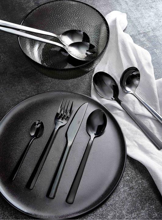 Produktbild RAW Cutlery set Stainless Steel Dishwasher safe - Black - 16 pcs (15461) (16 Stück, Besteck Set)