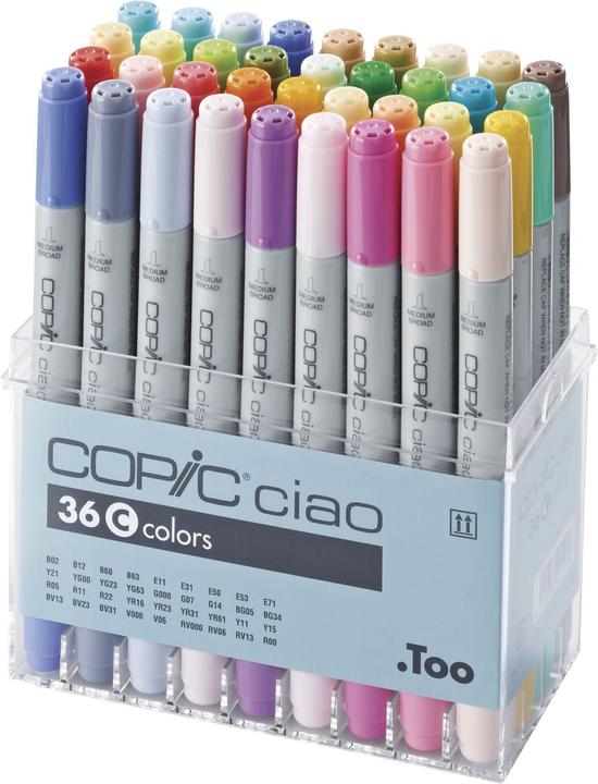 Copic Set of 36 C (Multicoloured)