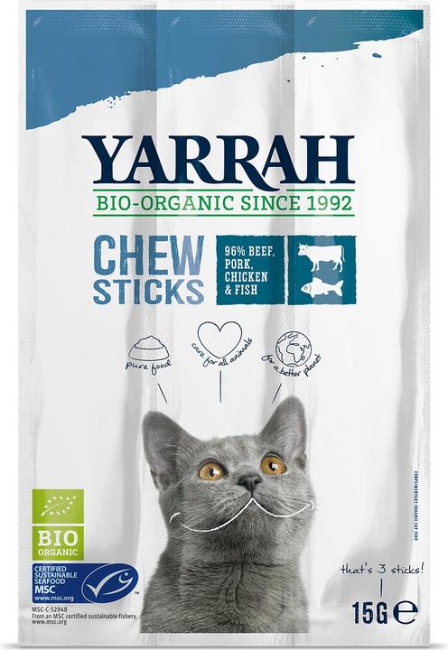 Yarrah BIO Katzenkausticks (Junior, Adult, Senior, 1 Stk., 15 g)