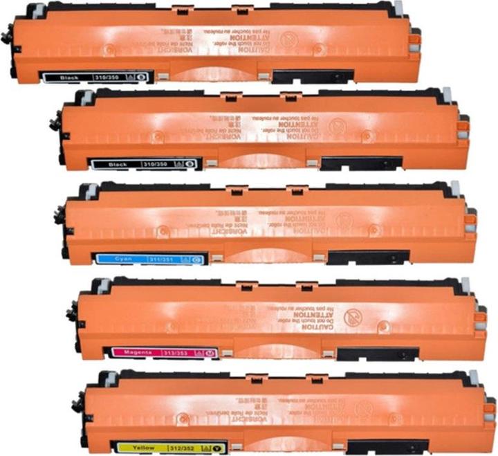 Image du produit Hermex Cartouches de toner HP LaserJet CP1025 Color compatibles (M, Y, CF, C)