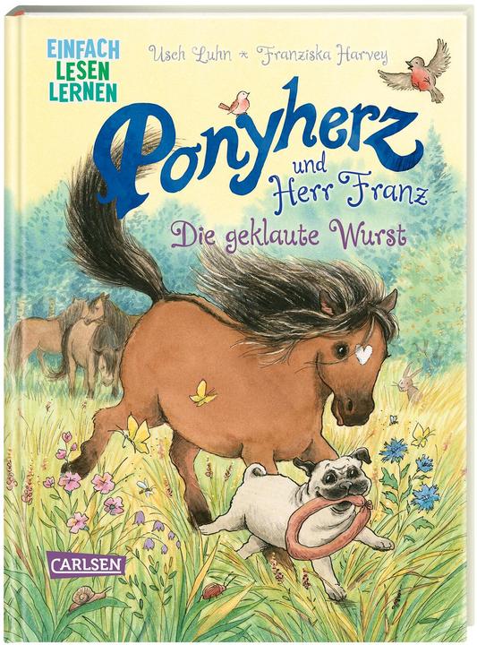 Actual product image Ponyherz und Herr Franz: Die geklaute Wurst (German, Usch Luhn, Franziska Harvey, 2023)