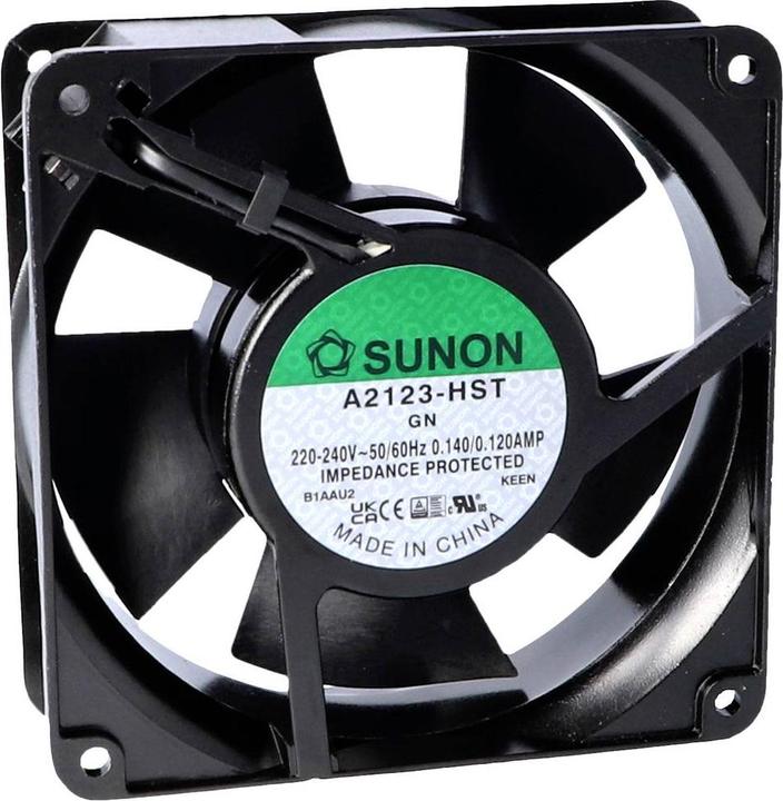 Actual product image Sunon A2123-HST.(7).GN Axial fan 230 V/AC 190.24 m³/h (L x W x H) 38 x 120 x 1 (120 mm)