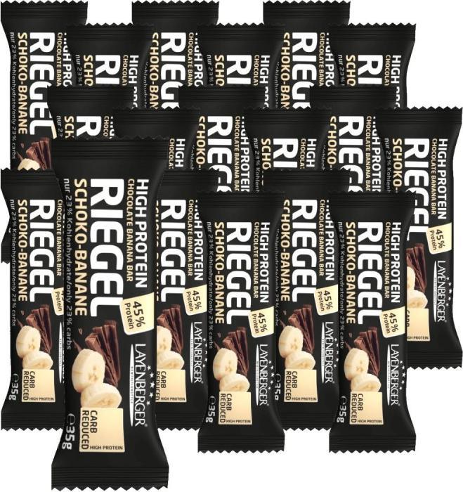 Immagine prodotto Layenberger Barretta proteica Lowcarb.one (18 x 35g) (Banana, Cioccolato, 18 pz., 630 g)