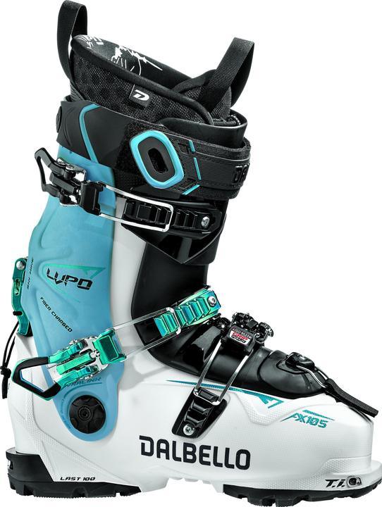 Actual product image Dalbello Lupo Ax 105 W Ls White/Blue Cyan 2021 (22, 22.5)