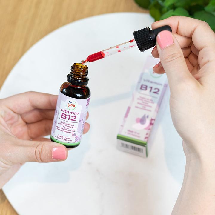 Actual product image For You Vitamin B12 liquid (1 Piece, Liquid)
