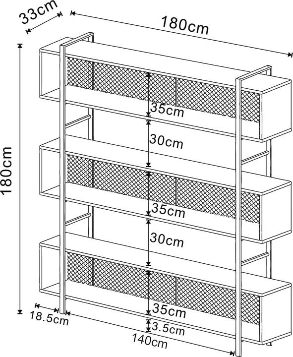 Actual product image En.Casa Lumparland (180 x 180 x 33 cm)