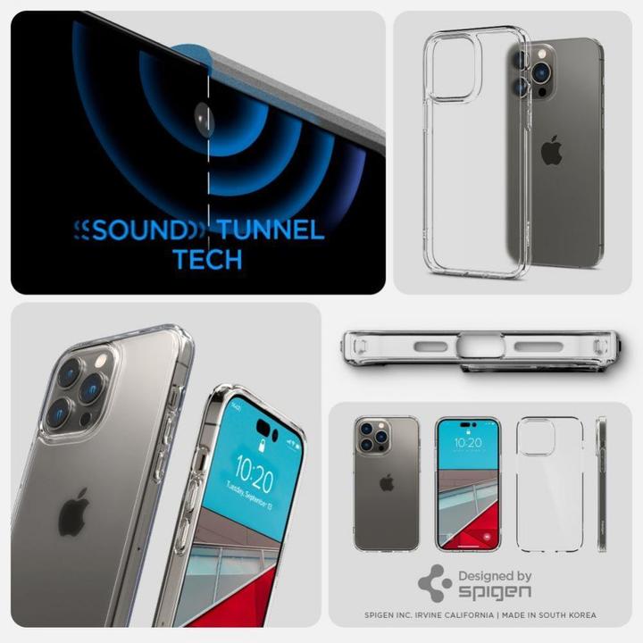 Immagine prodotto Spigen Custodia Ultra Hybrid per Apple iPhone 14 Pro - frost clear (Apple iPhone 14 Pro)