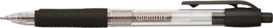 Produktbild Quantore 12x Gelschreiber schwarz mittel (0,7 mm) (Schwarz, 12 x)