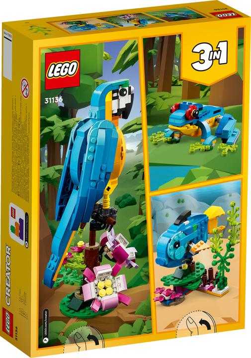Produktbild LEGO Exotischer Papagei (31136, LEGO Creator 3-in-1)