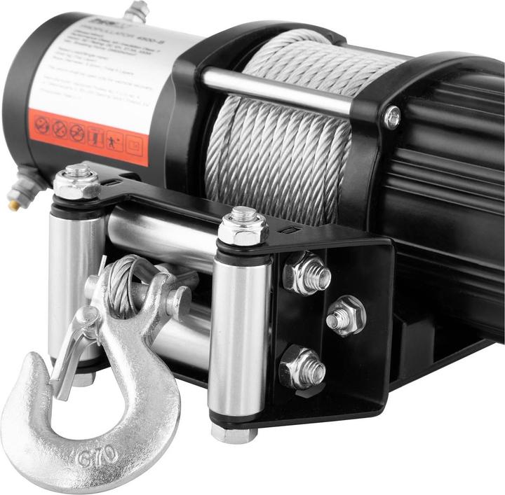 Produktbild MSW Seilwinde Elektrische 12 V Motorwinde Seilhebezug Seilzug 2.040 kg