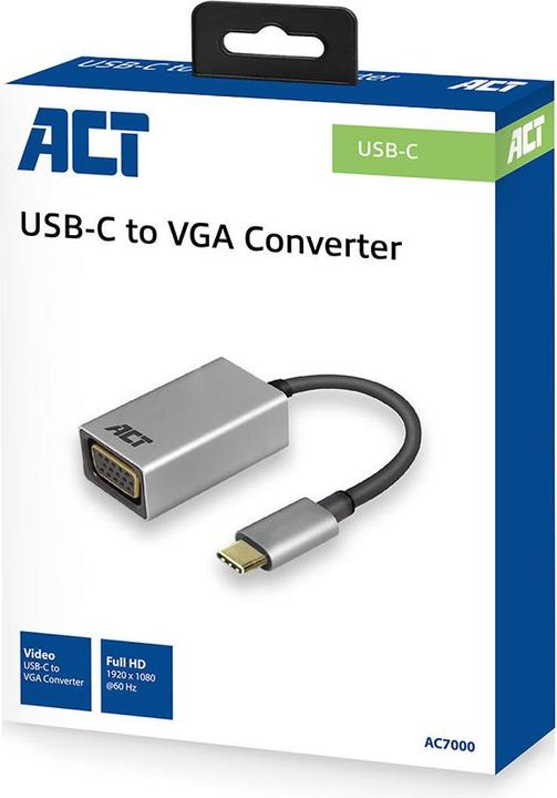 Produktbild USB-C – VGA (VGA, USB Typ-C, 2.30 cm)