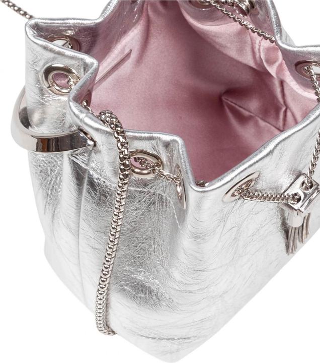 Produktbild Jimmy Choo bon bon tzz in metallic leather color silver