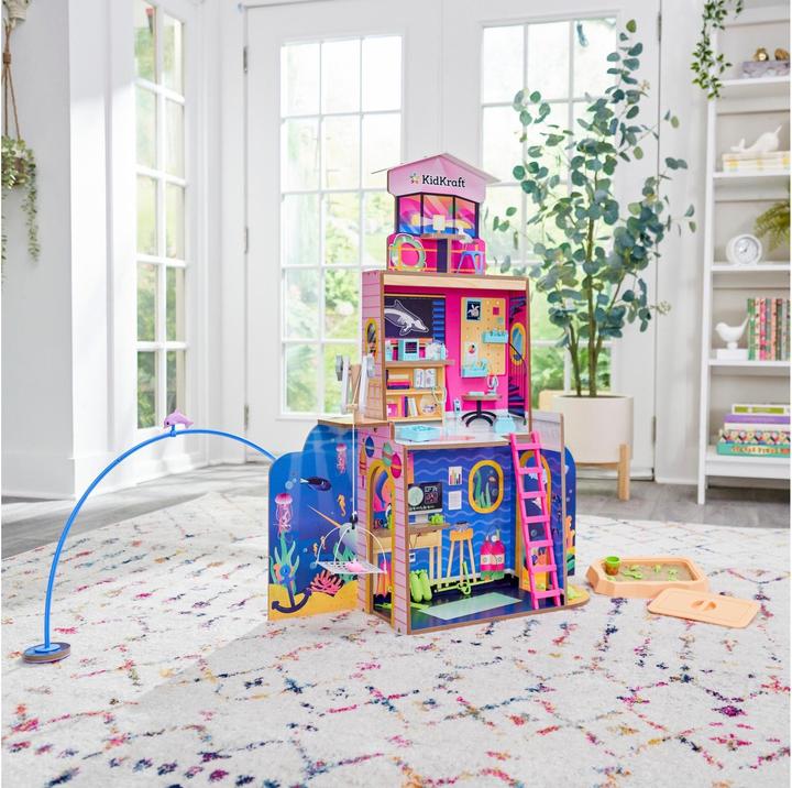 Immagine prodotto KidKraft Casa delle bambole 2-in-1 spiaggia e centro di salvataggio