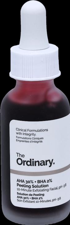 Actual product image The Ordinary AHA 30% + BHA 2% Peeling Solution (Exfoliation, 30 ml)
