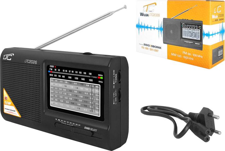 Actual product image LTC 2026 Wilga Radio (FM, MW, KW)