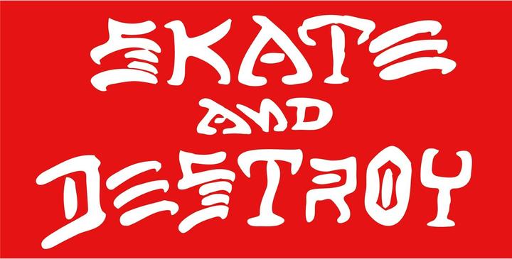 Produktbild Thrasher Skate and Destroy Medium Sticker (4"x2")