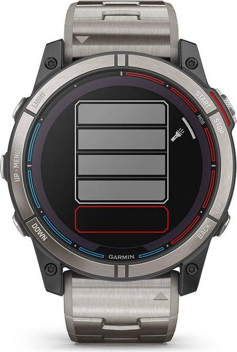 Produktbild Garmin quatix 7X Sapphire Solar Titan« GPS Marine Smartwatch (51 mm)