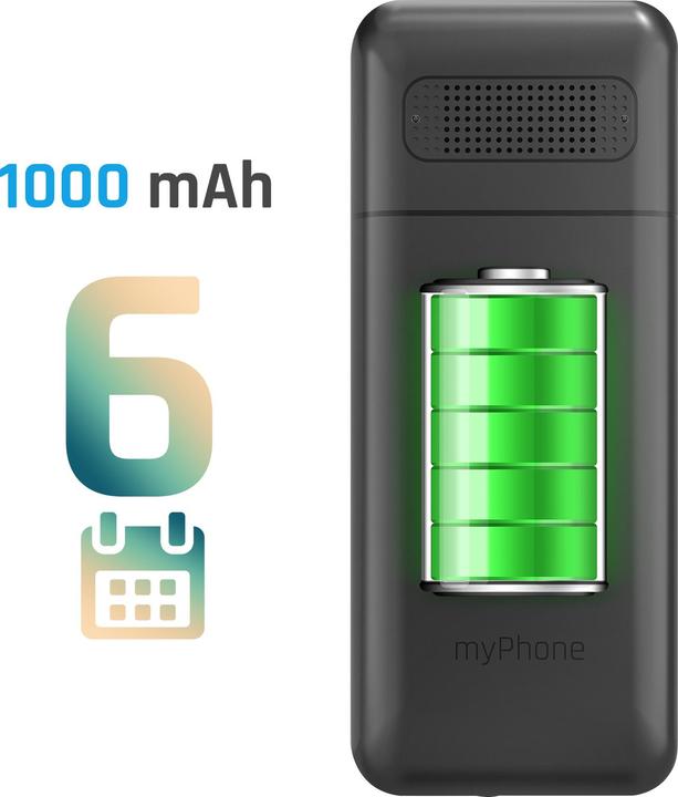 Produktbild Myphone 2240 LTE czarny (1.77", 4G)