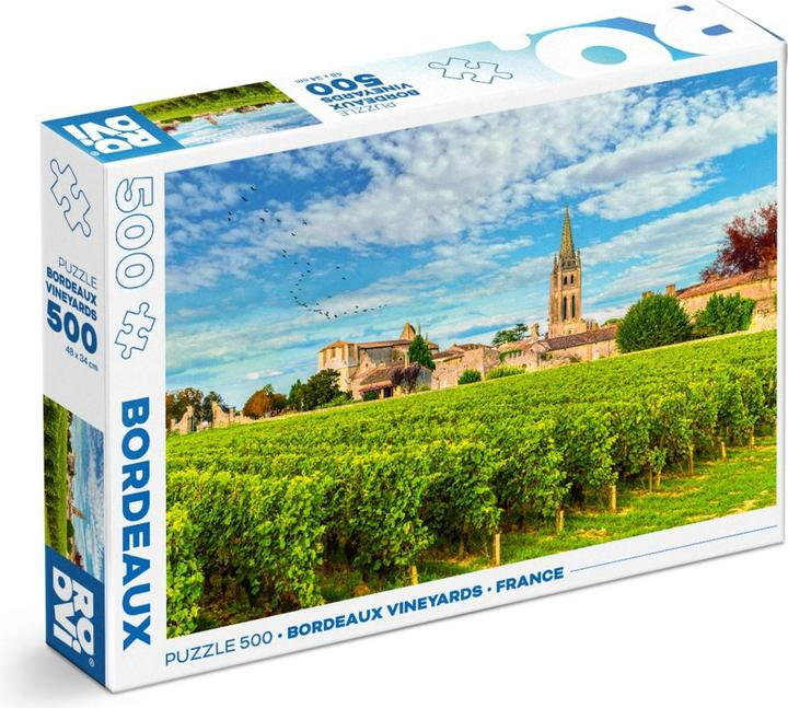 Actual product image D-Toys Puzzle 500 pieces - Bordeaux Vineyards, France (500 pieces)
