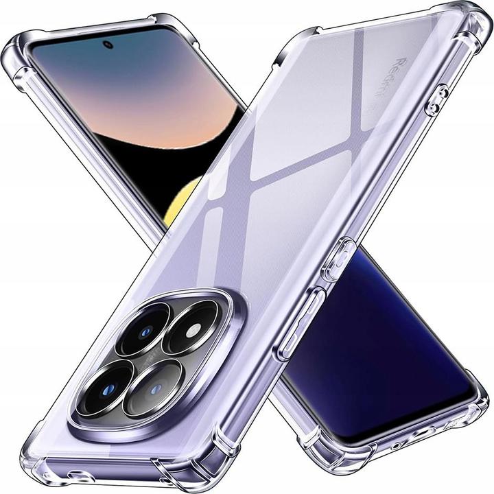 Techsuit - Shockproof Clear Silicone - Xiaomi Redmi Note 14 Pro+ 5G - Clear (Xiaomi Redmi Note 14 Pro+ 5G)
