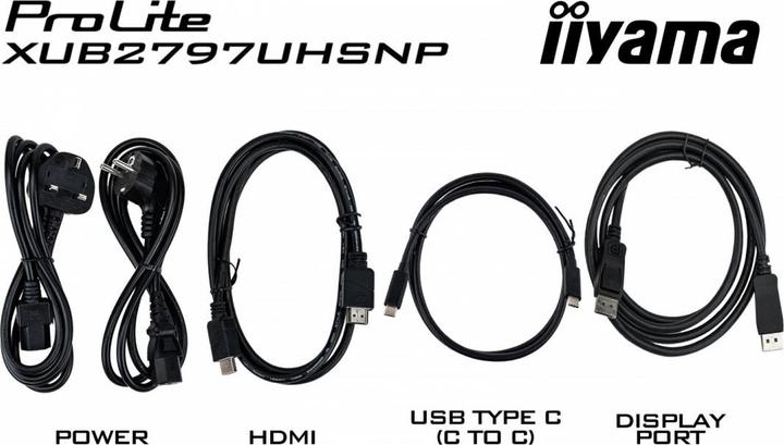 Actual product image iiyama 27" UHD 4K Business IPS USB-C (3840 x 2160 Pixels, 27")