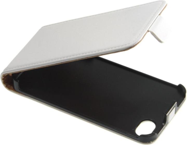 Actual product image OEM Slim Leather Flip Case iPhone 4/4s White (Apple iPhone 4s, Apple iPhone 4)
