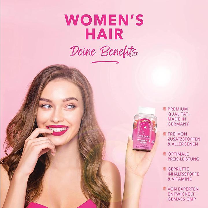 Immagine prodotto IVYBears Vitamine per capelli per donne (1 Pezzo/i, Gomme, 150 g)