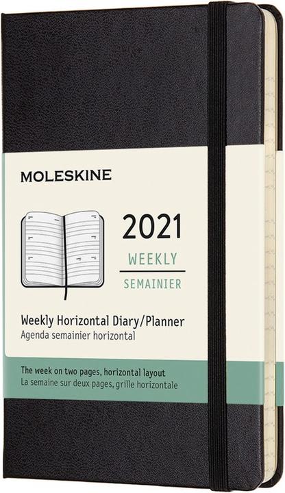 Moleskine Wochenkalender (A6, Harter Einband, Englisch)