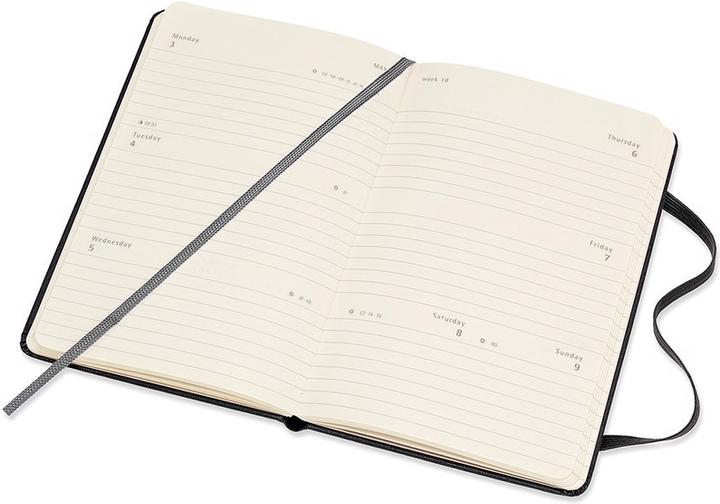 Produktbild Moleskine Wochenkalender (A6, Harter Einband, Englisch)