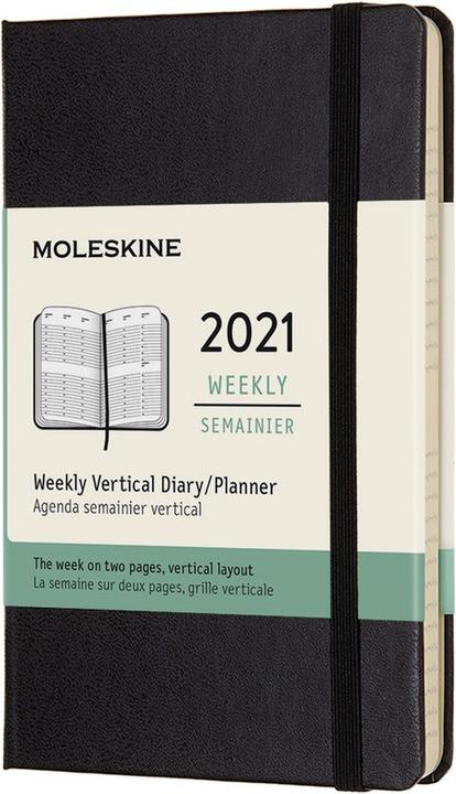 Produktbild Moleskine Wochenkalender (A6, Harter Einband, Englisch)