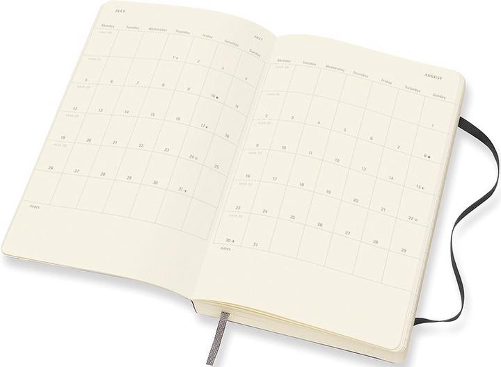Produktbild Moleskine Wochen-Notizkalender (A6, Weicher Einband, Englisch)