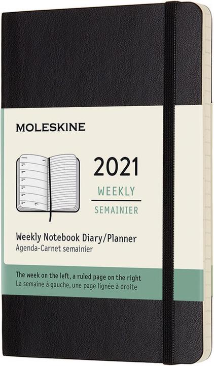 Produktbild Moleskine Wochen-Notizkalender (A6, Weicher Einband, Englisch)