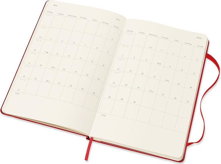 Produktbild Moleskine Wochen-Notizkalender (A5, Englisch)