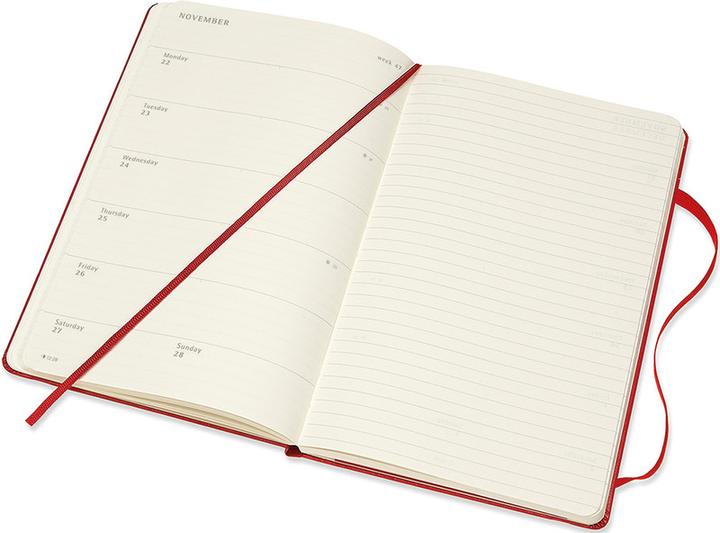 Produktbild Moleskine Wochen-Notizkalender (A5, Englisch)