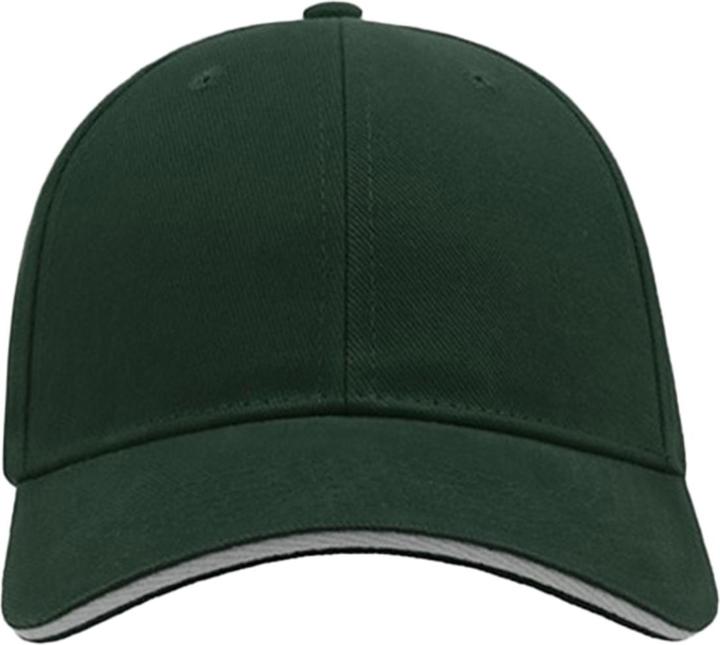Produktbild Atlantis Liberty Baseballkappe mit 6 Paneelen aus gebürsteter Baumwolle (One Size)