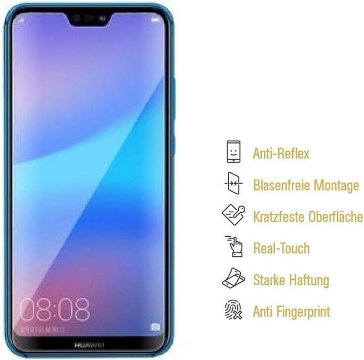 Actual product image Protectorking 6x Panzerfolie Anti-Shock matt entspiegelt (6 Piece, Huawei P20 Lite)