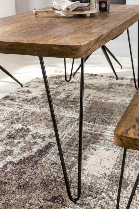 Produktbild FineBuy Esstisch Braun (80 x 120 x 76 cm)