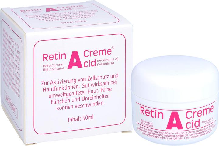 Produktbild Isar Pharm Retin A Cid Tiegel Creme gegen umweltbedingte Hautalterung, 50 ml Creme (50 ml)