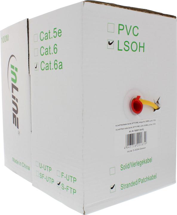 Actual product image InLine Patchcab. (S/FTP, CAT6a, 100 m)