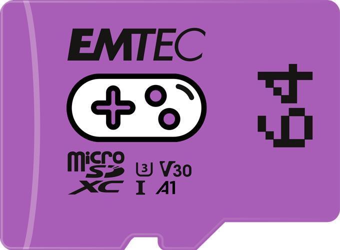 Immagine prodotto Emtec Scheda MicroSD SDXC CL.10 UHS1 U3 V30 Gaming (64 GB, microSDXC, U1, UHS-I)
