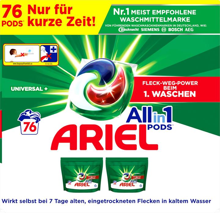 Produktbild Ariel All-in-1 (76 Waschgänge, Pods)