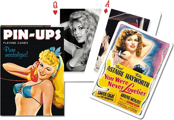 Actual product image Piatnik Poker, Pin-Ups (German)