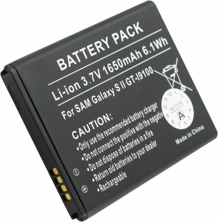 Actual product image Samsung Galaxy S II I9100 Battery EB-F1A2GBU