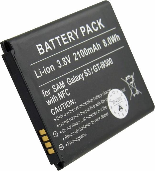 Produktbild Samsung Akku Galaxy S III, GT-I9300, EB-L1G6LLUC mit NFC